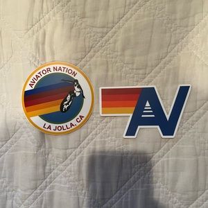 Aviator nation sticker set